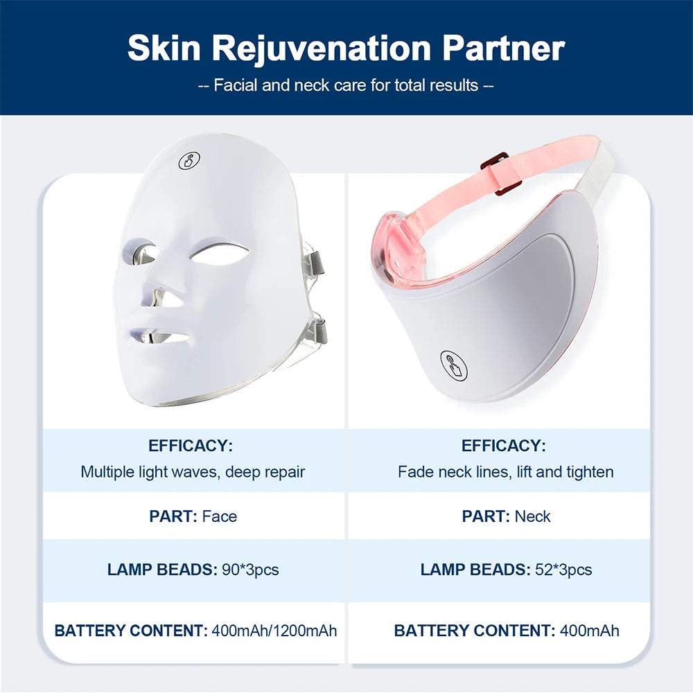 Beautifyze™  LED Therapy Hollywood Mask for Face and Neck