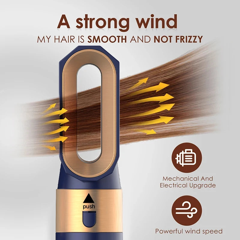 Beautifyze™ Professional Hair Curling and Straightener Dryer 5 In 1